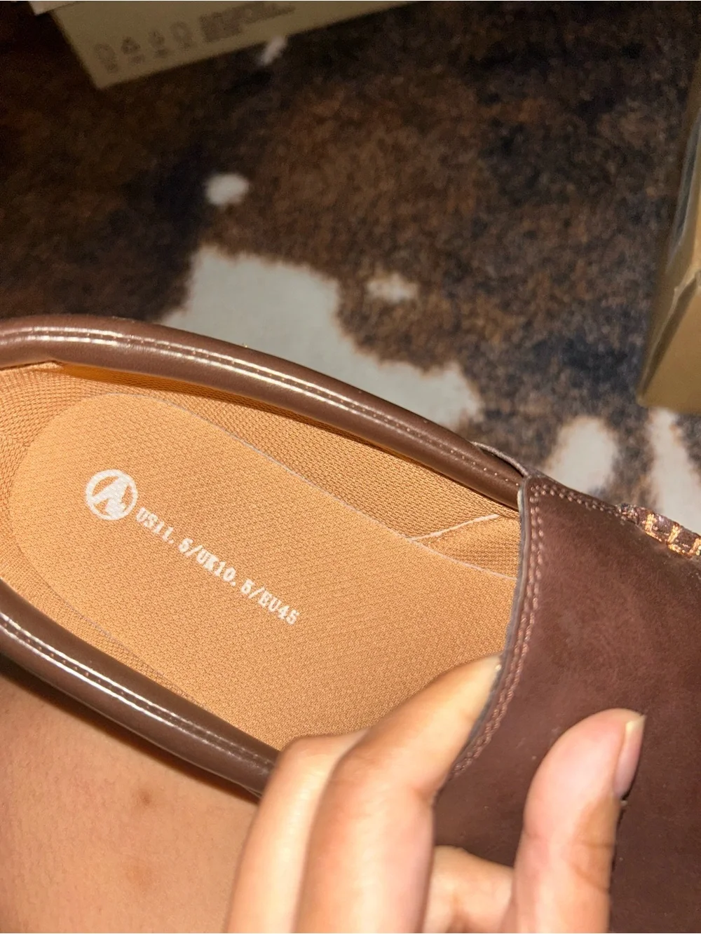 Men's Brown Slip-On Casual Shoes by Unknown Brand